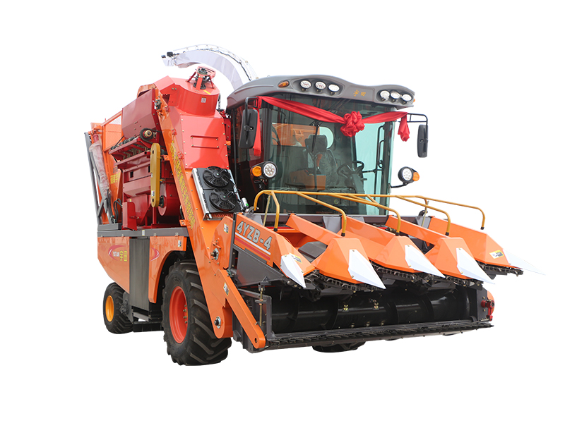 4YZB-4A3自走式穗莖兼收玉米收穫機