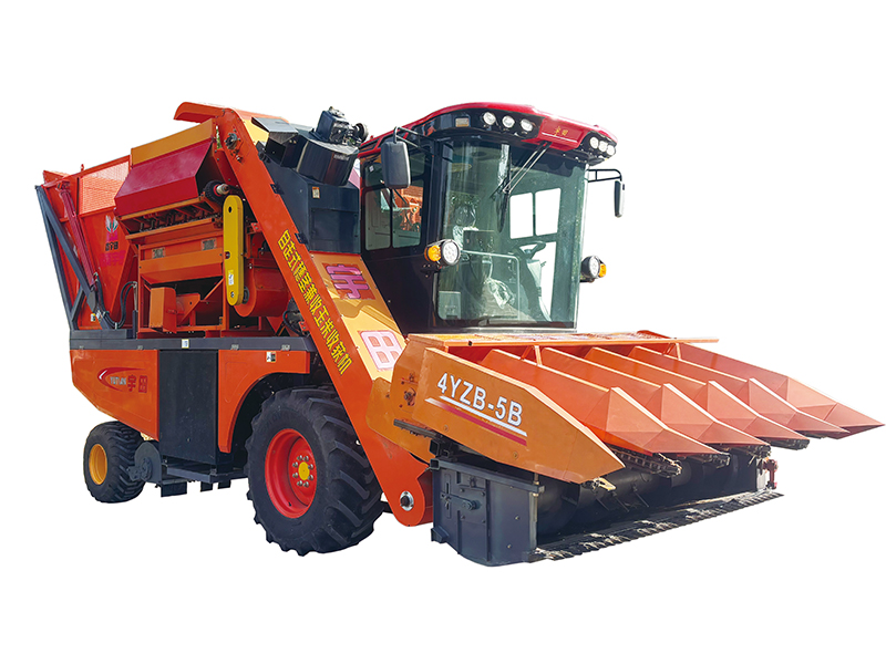 4YZB-5B自(zi)走式穗莖兼收玉米(mi)收穫機